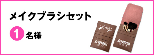 メイクブラシセット　１名様